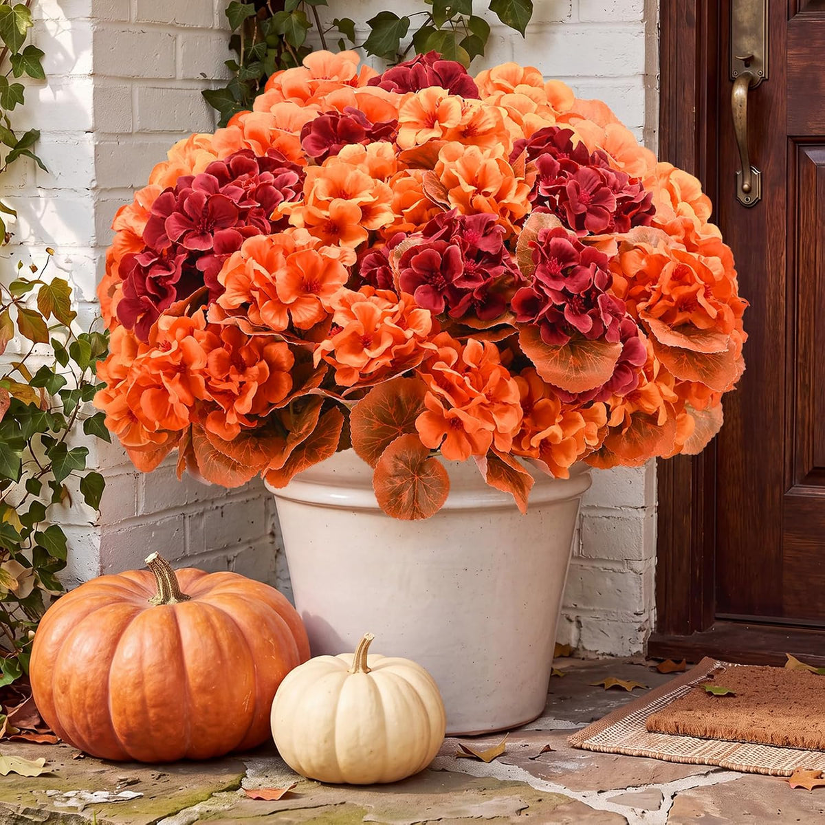 fall artificial flowers for outdoors uv resistant, faux, main product view
