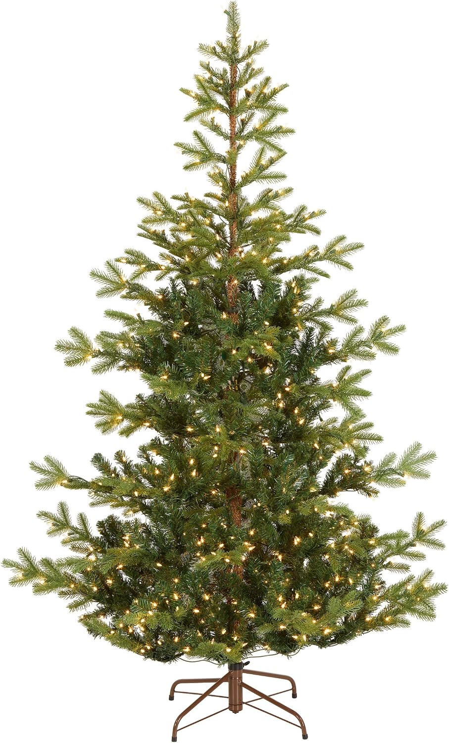 national tree company 6.5ft pre-lit norwegian spruce christmas, main product view