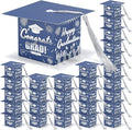 COTOPHER 36 Pack Mini Graduation Cap Gift Boxes with Tassel, Class of 2025 Graduation Candy Boxes Centerpieces for Tables Party Decorations, Small Treat Chocolate Box Graduate Favors Supplies