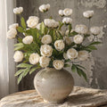 juxdp 6 pcs 27" artificial peony silk flower, main product view