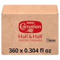 Nestle Carnation Coffee Creamer Half and Half, Made with Real Dairy, 0.304 fl oz Tubs (Pack of 360)
