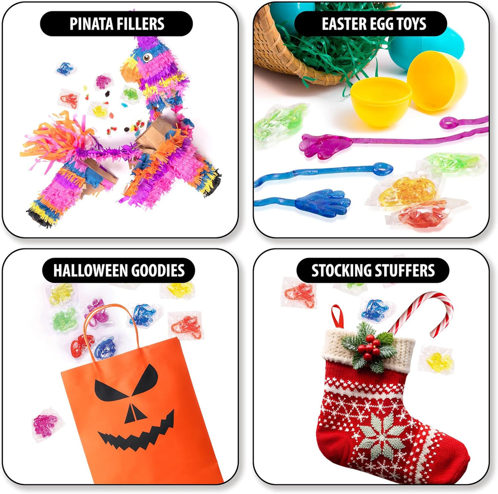 Giraffe 75 Pcs Bulk Sticky Hands for Kids – Stretchy Slap Hands Kids Summer Party Favors Bulk, Classroom Rewards, Birthday Prizes, Small Halloween Toys for Boys, Goodie Bag Stuffers for Kid