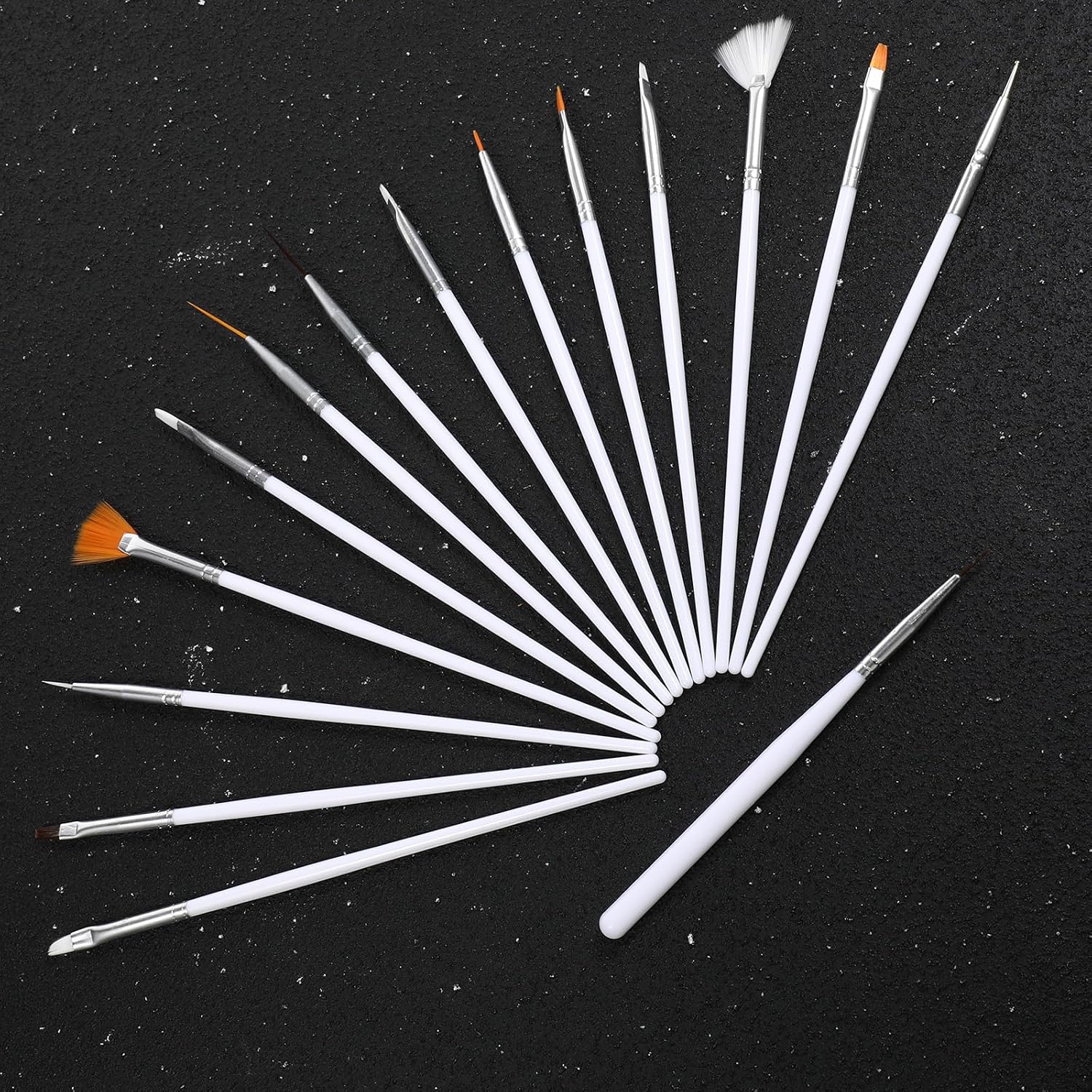 30 PCS Cookie Paint Brushes, Food Paint Brush Cake Decorating Brushes Cookie Decorating Brushes Food Safe Paint Brushes Kit Fondant Brush DIY Tool Set Icing Pastry Brush for Painting Baking, White
