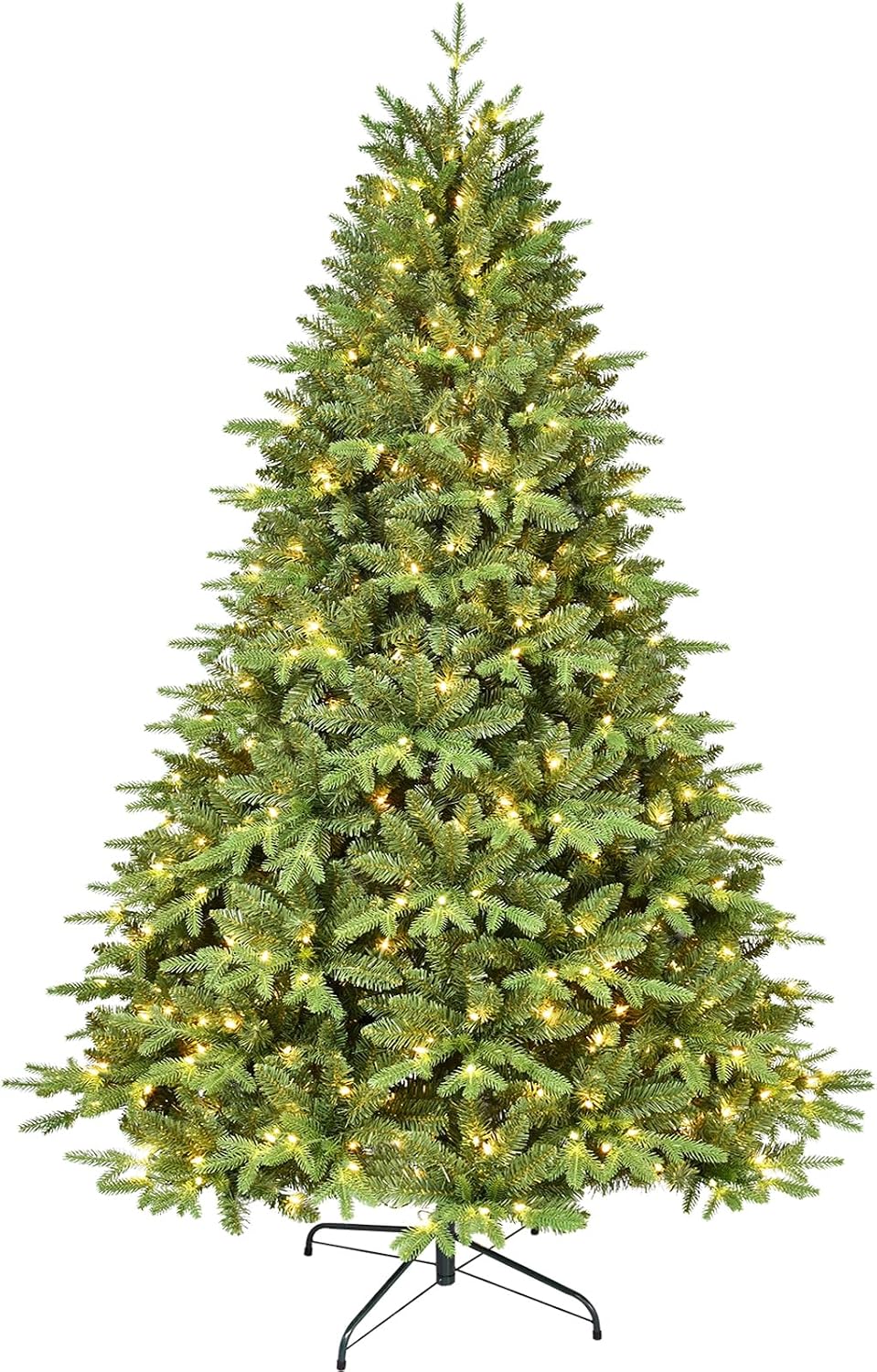 treepool 6ft prelit artificial christmas tree, 1720 pe/pvc, main product view