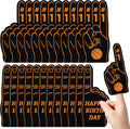 Foilswirl 24 Pack Foam Finger Cheerleading Foam Hand Sports Themed Party Favors for Celebration Events School Birthday Sporting Party Decoration (Basketball)