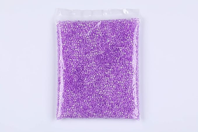 10000 pcs/Pack Wedding Table Scatter Confetti Crystals Acrylic Diamonds Vase Fillers 4.5 mm Rhinestones for Wedding, Bridal Shower, Vase Beads Decorations (Light Purple)