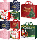 ranfashiong 10pcs extra large christmas gift tote bag, main product view