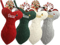 Personalized Cat Christmas Stockings, Large Custom Embroidered Name Stocking for Dog Cat, Fish Shape Xmas Stockings, Christmas Decorations Fireplace Hanging Stockings Family Holiday Stockings(1 Pack)