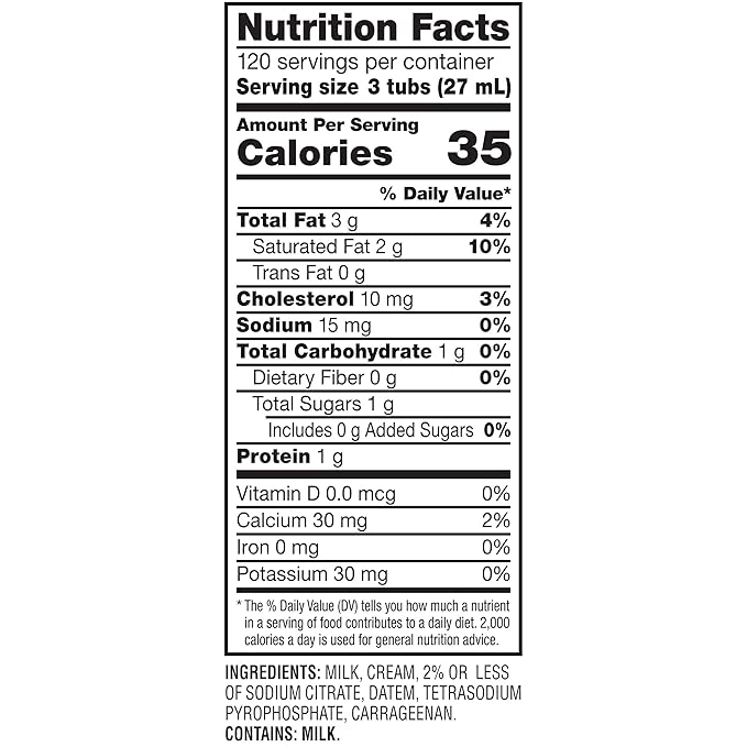 Nestle Carnation Coffee Creamer Half and Half, Made with Real Dairy, 0.304 fl oz Tubs (Pack of 360)