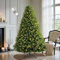 6 ft pre-lit christmas tree spruce with remote, main product view