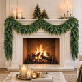 12ft christmas cedar garlands realistic, real touch winter, main product view