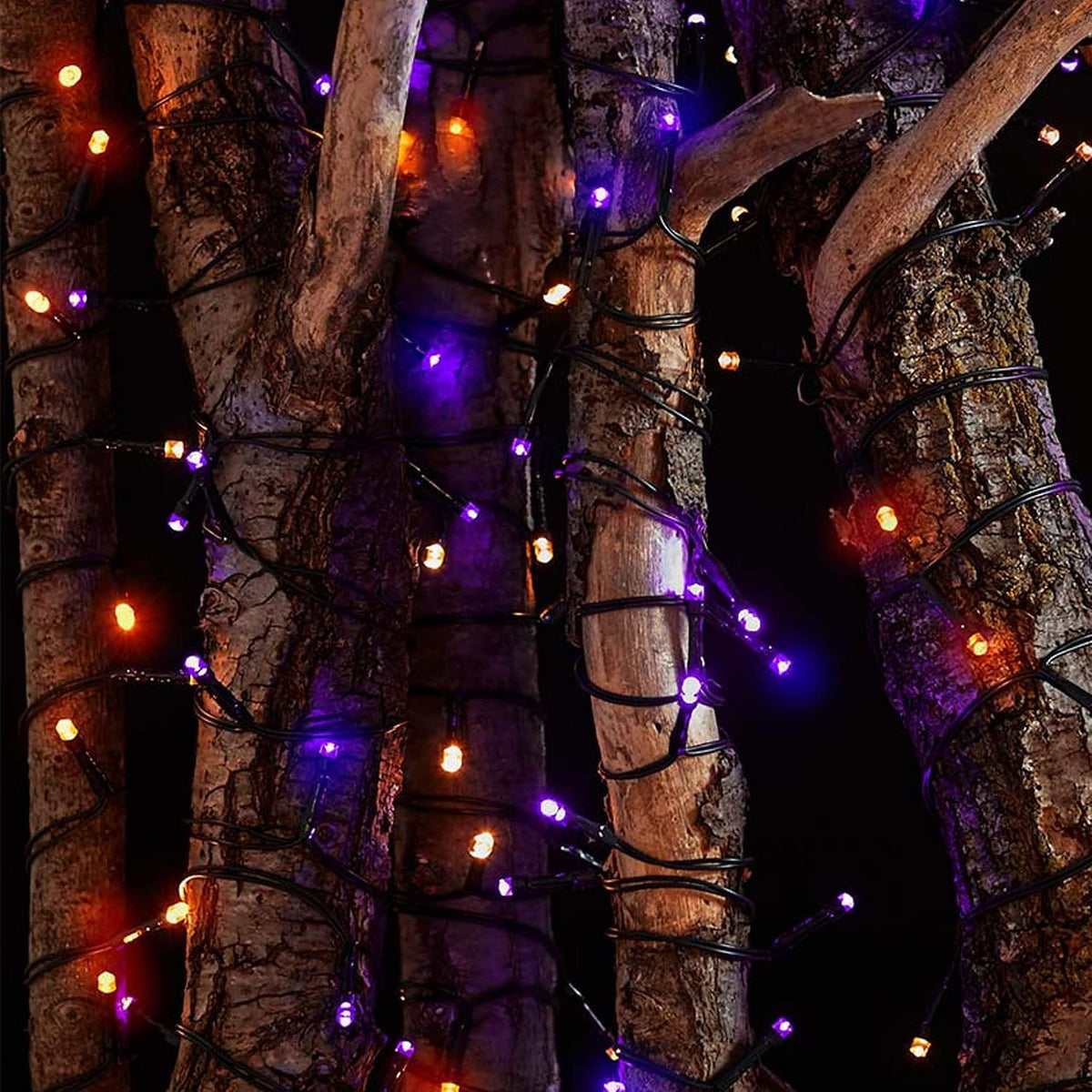 TW SHINE Halloween Lights, 400 LED 132FT Outdoor Halloween Lights Plug in wit...