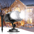 double head christmas snowflake projector light outdoor, outside, main product view