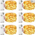btfarm 6 Pack Fairy Lights Battery Operated with Timer, 30LED 9.8FT Twinkle Lights Waterproof, Copper Wire Christmas String Lights Battery Powered for Indoor Outdoor Wedding Party Holiday Decorations