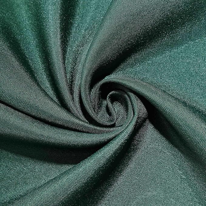 Efavormart 90" Hunter Emerald Green Wholesale Linens Polyester Square Linen Tablecloth for Kitchen Dining Wedding Birthday Party