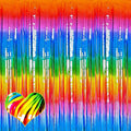 4 Pack New Dark Rainbow Fringe Curtain Backdrop, 3.2Ft x 6.6Ft Metallic Tinsel Foil Fringe Streamers Background for Photo Booth Birthday Wedding Carnival Easter Mother’s Day Party Decorations