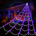 halloween decorations outdoor spider web: giant light up, main product view