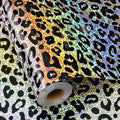 Yarcony Leopard Wrapping Paper Roll, Bold Animals Prints Wrapping Paper, Glitter Black White Cheetah Gift Wrap w/Metallic Shine for Birthday, Graduatios, Bachelorette, Christmas (17 Inch X 33 Feet)