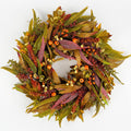 olive wreath for front door 22 inch, greenery, main product view