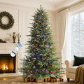 shareconn 7ft prelit artificial aspen christmas tree with, main product view