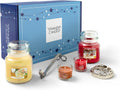 Yankee Candle Christmas Gift Set | 2 Medium Scented Candles, 2 Filled Votive Candles | Wick Cutter and Illuma Lid Candle Topper | 6 Piece Candle Set | Perfect Christmas Gifts for Women