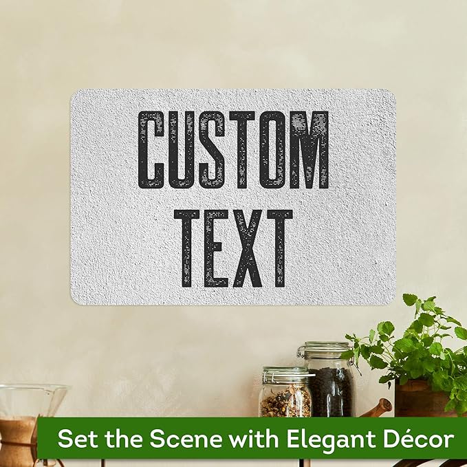 Custom Sign, Custom Street Sign, 11 Font Colors, 13 Font Styles, 4 Hole Options, 22 Sizes, 12x18 Inches, Rust Free DiBound, Fade Resistant, Made in USA by My Sign Center (Concrete)