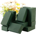 24 Pcs Floral Foam Blocks for Fresh & Artificial Flowers, 5.5" L x 3.1" W x 1.7" H Wet & Dry Green Flower Foam for Indoor Outdoor Floral Arrangements, Foam Bricks for Wedding, Birthdays, Home Décor