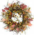26 inch fall wreath for front door artificial, main product view
