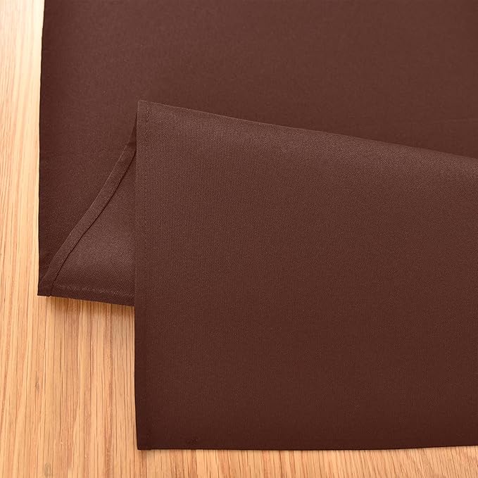 Farmhouse Chocolate Table Runner Dining Table Runners 60 Inches Long Coffee Table Runner for Dresser Living Room Bedroom Holiday Party Banquet 12X60 Inch