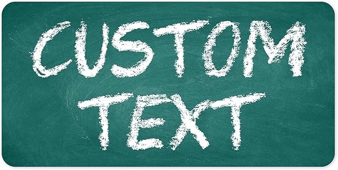 Custom Sign, Custom Street Sign, 11 Font Colors, 13 Font Styles, 4 Hole Options, 22 Sizes, 9x18 Inches, Rust Free DiBound, Fade Resistant, Made in USA by My Sign Center (Chalkboard Green)