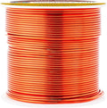 Mandala Crafts 18 Gauge Anodized Aluminum Craft Wire for Jewelry Making - 100 FT Colored Flexible Burnt Orange Wire - Bendable for Bonsai Armature Crafting Sculpting