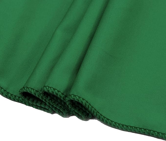 MDS Pack of 250 Spandex Chair Sashes Bows Elastic Stretch Dining Chair Bands Ties Without Slider Buckle Universal fits for Wedding Baby Shower Birthday Party Banquet Event Decoration - Green
