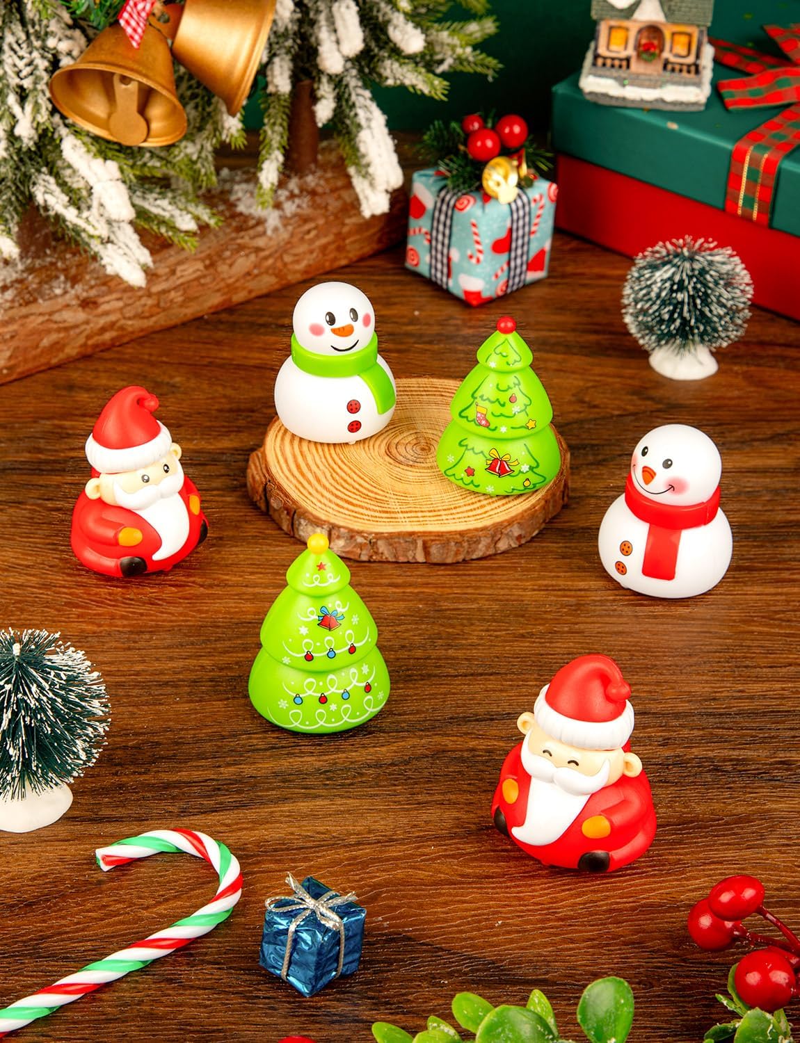 12PCS Christmas Mini Pull Back Cars Toys | Christmas Themed Toys for Toddlers for Classroom Prizes, Stocking Stuffers, Holiday Birthday Party Favors