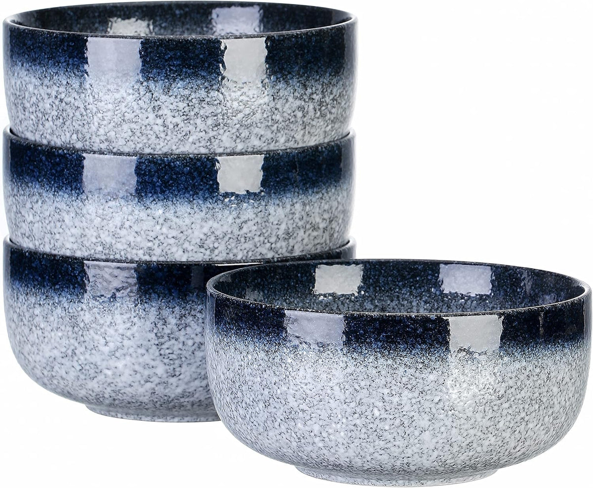 S&Q'S CERAMICS Cereal Bowls - 36 Ounce, Japanese Noodle Bowl Set, Cer...