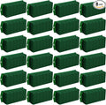 Boao 8 Pieces Floral Foam Cage Holder with Floral Foam for Fresh Flowers Cage Bowl for Table Centerpiece Flower Arrangement, Rectangle, 11.8 x 4.7 x 3.1 Inch