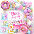 snln two sweet birthday party decorations 2nd birthday, main product view