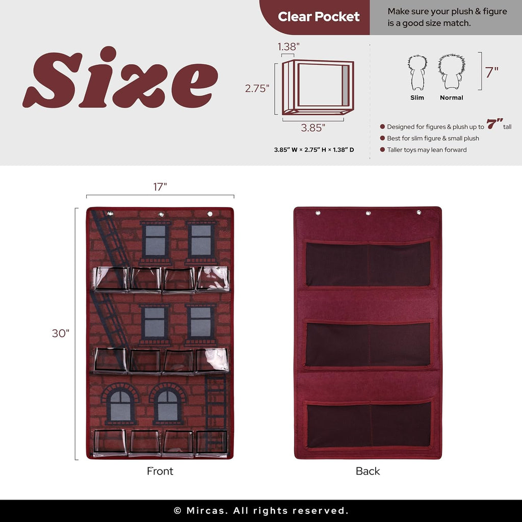 hanging display storage compatible with labubu dolls (no shown in use