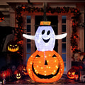 collapsible light up pumpkin ghost halloween decorations outdoor, main product view