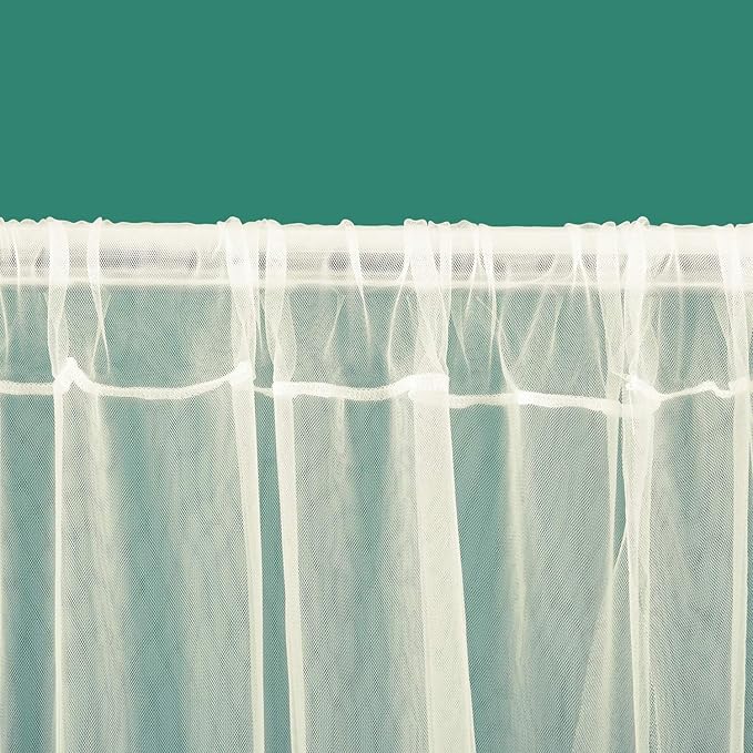 Champagne Sheer Backdrop Curtains for Parties Wedding Baby Shower Birthday Tulle Backdrop Drapes for Engagement Bridal Shower Christmas Photoshoot Background Decorations 10 ft X 10 ft, 2 Panels