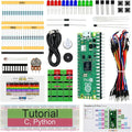 Freenove Basic Starter Kit for Raspberry Pi Pico 2 (Included), Dual Arm Cortex-M33 and Dual Hazard3 RISC-V Microcontroller, 386-Page Detailed Tutorial, 142 Items, 55 Projects, Python C Code