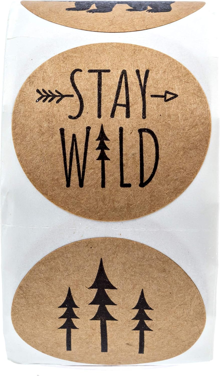 Rustic Mountain Baby Shower Stickers / 8 Adventure Birthday Party Designs / 1.5" Gender Neutral Little One Labels / 500 Party Favor Labels/Made in The USA