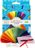 The Dreidel Company 24 Make Your Own Hanukkah Beeswax Colorful Candles, Complete DIY Do It Yourself Chanuka Candles Starter Kit