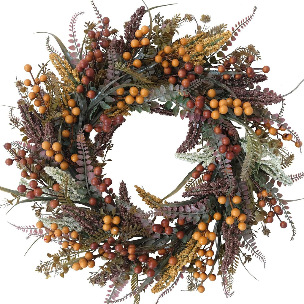 idyllic fall wreaths for front door 22 inch, main product view