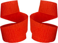 K-Kraft Flame Red 2 Rolls Crepe Paper Streamers for Birthday, Holiday, School, Graduation, Christmas, Party