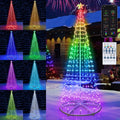 toodour smart christmas cone tree lights, 8ft 406, main product view