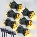 solar string lights outdoor 6 pack 600 led, main product view