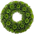 galt international 18” natural woodchip rose autumn wreath, main product view