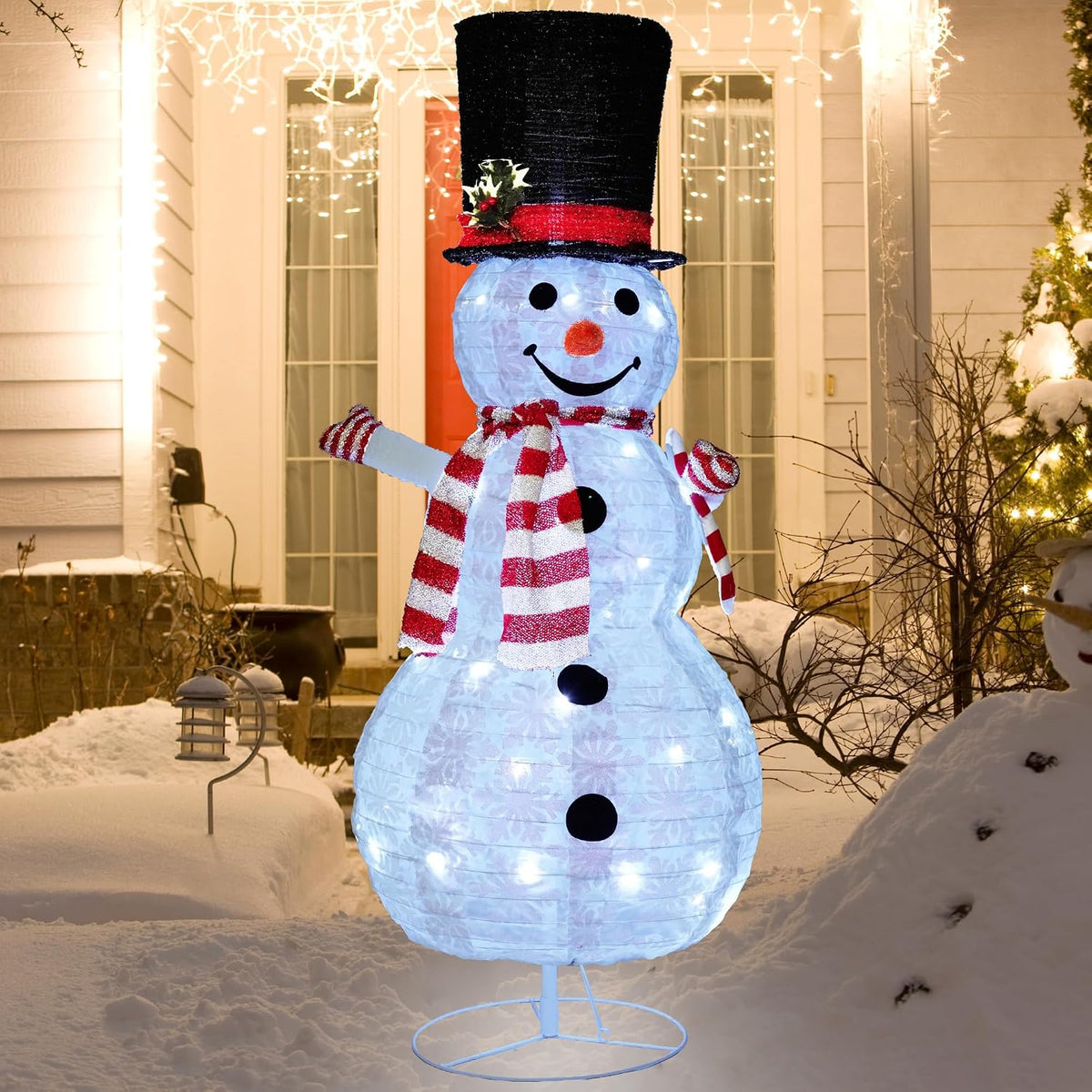 buheco light up snowman christmas decorations outdoor lighted, main product view
