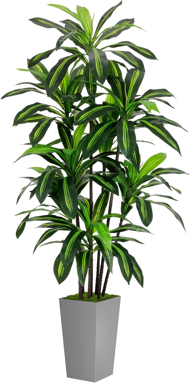 astidy artificial plant 6ft dracaena fake tree with shown in use