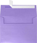 LUXPaper A7 Invitation Envelopes | Peel & Press | 5 1/4" x 7 1/4" | Amethyst Metallic | 80lb. Text | 50 Qty